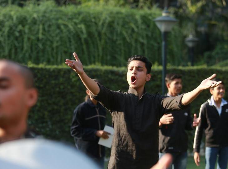 Aga Khan Trust for Culture presents 30 adolescent children from Nizamuddin basti in Sukhmanch Theatre's Play