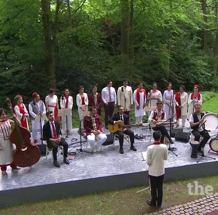 An ensemble of 22 Ismaili Musicians from around the world - Diamond Jubilee Homage Ceremony