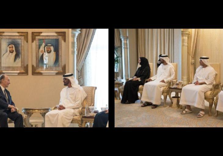 Mohamed Bin Zayed receives Aga Khan IV
