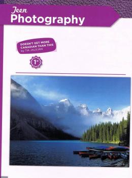 Tia's photo won first prize