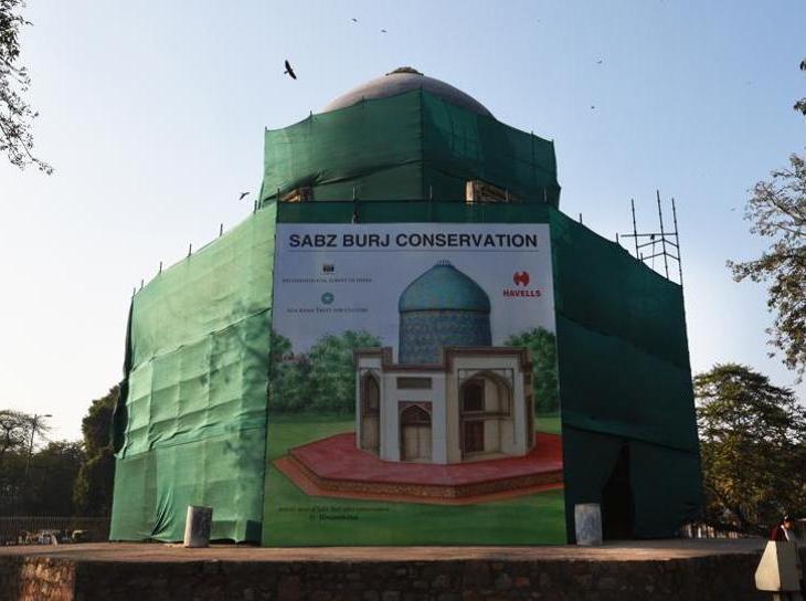 Timurid art on Delhi’s little known Subz Burj to get a revamp