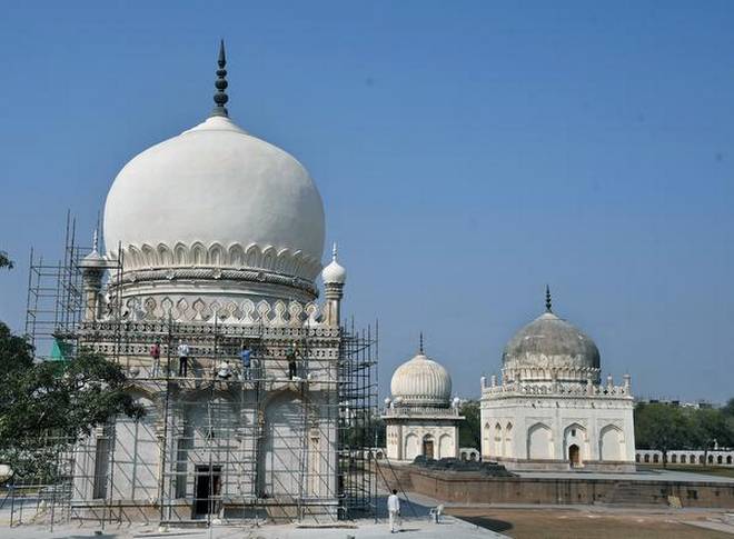 Conservation Work by Aga Khan Trust for Culture: Monuments at Qutb Shahi tombs set to open in March