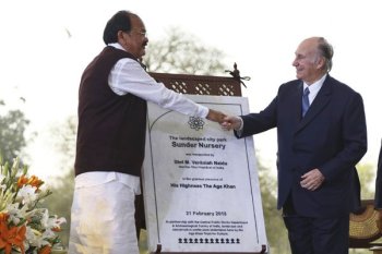 India VP and the Aga Khan inaugurate Sunder Nursery in New Delhi | Daily Nation