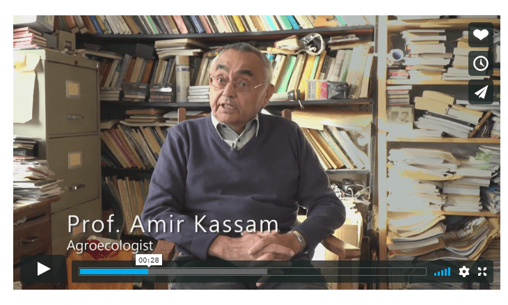 Professor Amir Kassam features in the Groundswell film about the new paradigm of farming