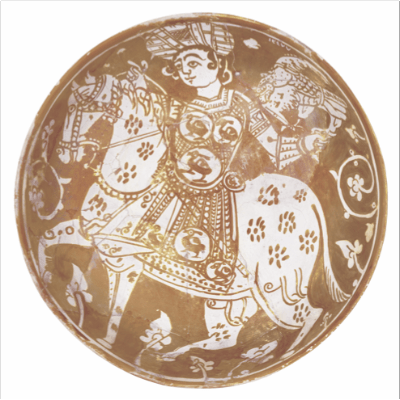 Bowl, Egypt, 12th century. Ceramic, lustre-painted. Courtesy of The American University in Cairo Press.