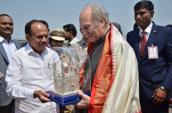 Mahmood Ali requested Aga Khan to take up the beautification of Golcondo Fort