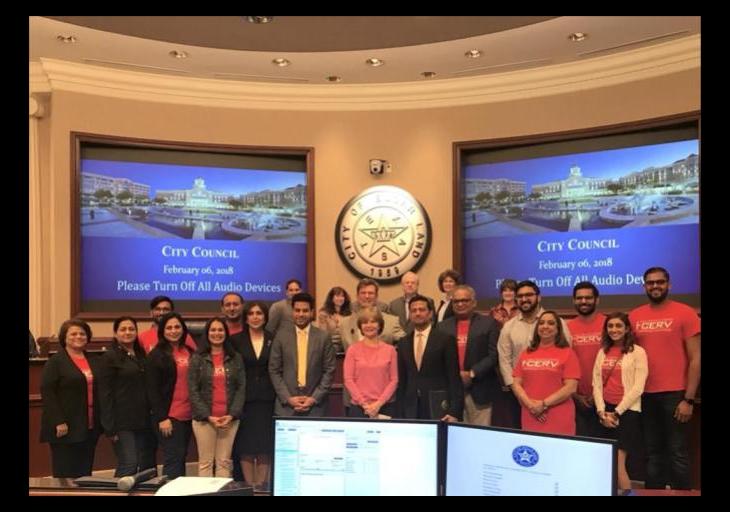 Mayor Joe R. Zimmerman of Sugar Land (Houston, Texas) honors Ismaili Jamatkhana and Volunteers