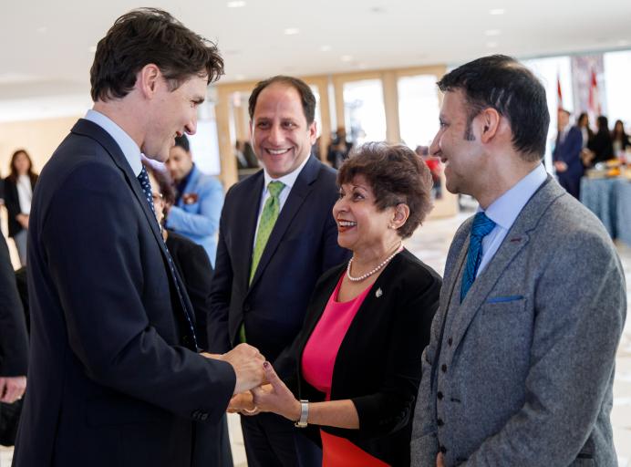 Photos: Prime Minister Trudeau celebrates Navroz at the Ismaili Centre in Toronto