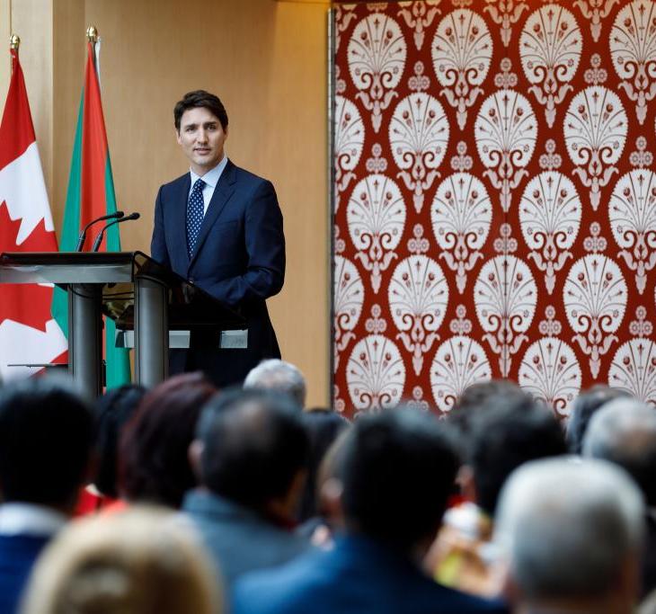 Prime Minister Trudeau delivers remarks for Navroz at the Ismaili Centre in Toronto