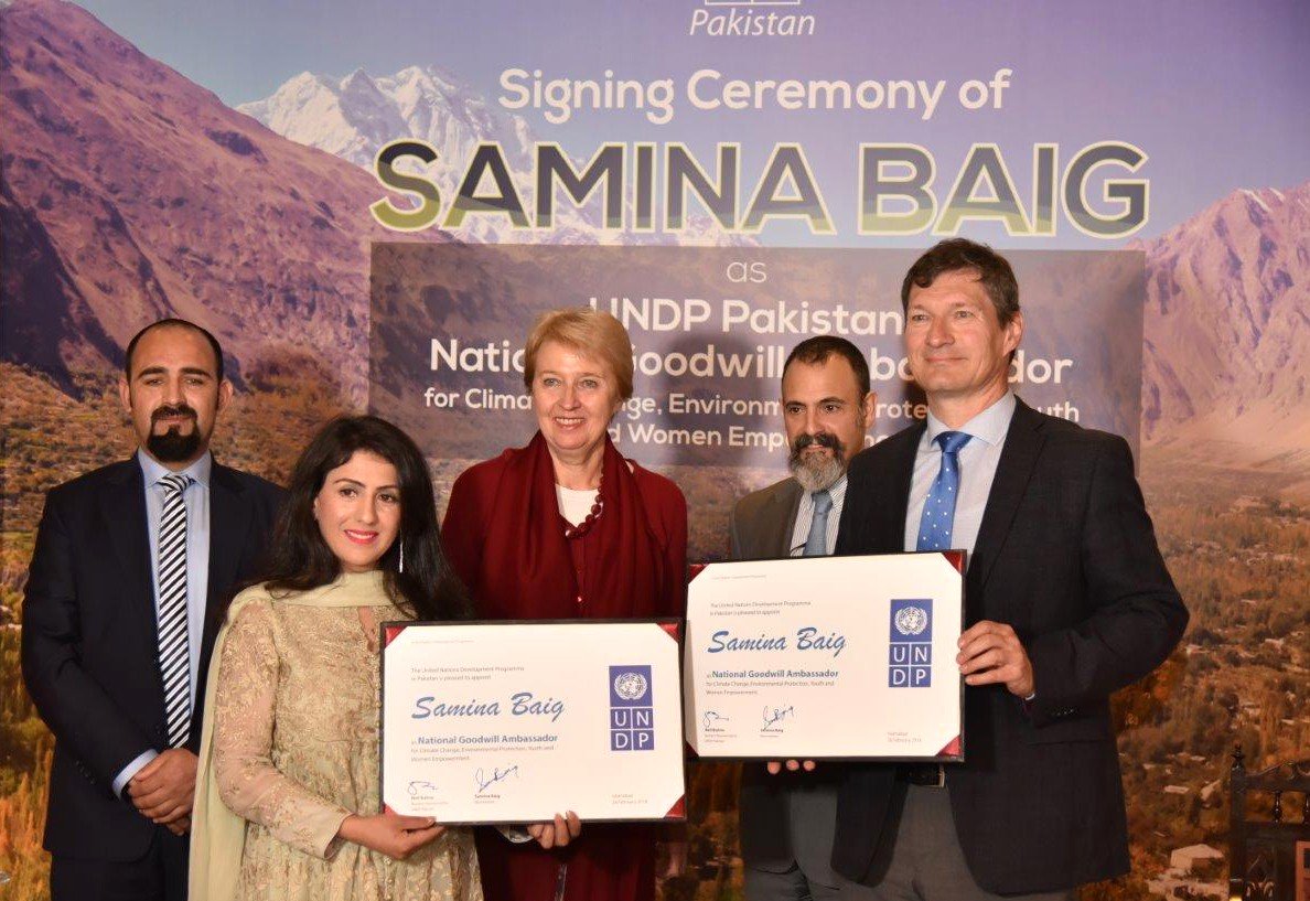 Mountaineer Samina Baig appointed as UNDP National Goodwill Ambassador for Pakistan | UNDP