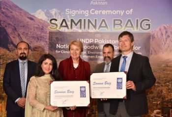 Mountaineer Samina Baig appointed as UNDP National Goodwill Ambassador for Pakistan | UNDP
