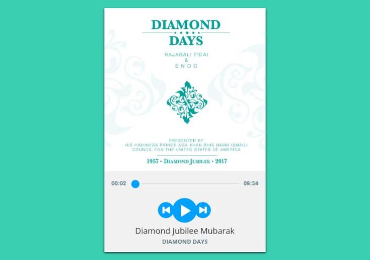 Popular Music Composer ENOO and Rajabali Fidai's "Diamond Days" featured by Ismaili Institutions