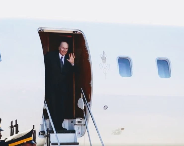 Video: Mawlana Hazar Imam arrives in the United States