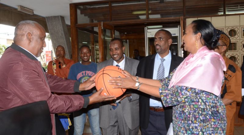 Aga Khan Foundation and European Union donate sports equipment worth Shs 10 Million