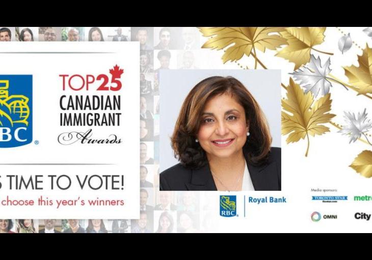 Naseem Somani nominated for the the RBC Top 25 Canadian Immigrant Awards
