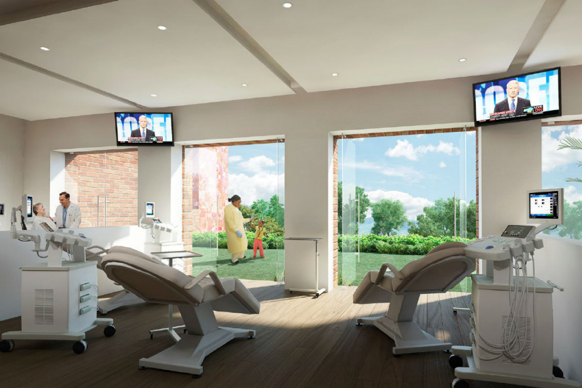 Architectural rendering of Aga Khan University Hospital Kampala