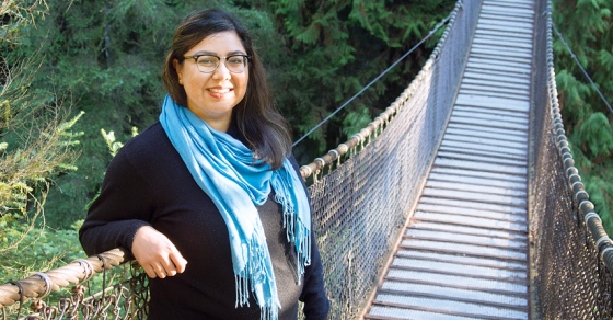 Ash Amlani, mayoral candidate in the District of North Vancouver