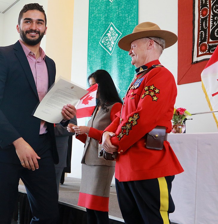Canadian Citizenship Ceremony at the Ismaili Jamatkhana in Calgary