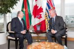 His Highness the Aga Khan with the Honourable John Horgan, Premier of British Columbia