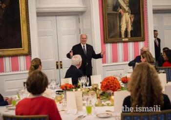 May 1, 2018: Governor General of Canada, Right Honourable Julie Payette, hosts dinner at Rideau Hall in honour of Mawlana Hazar Imam’s Diamond Jubilee.