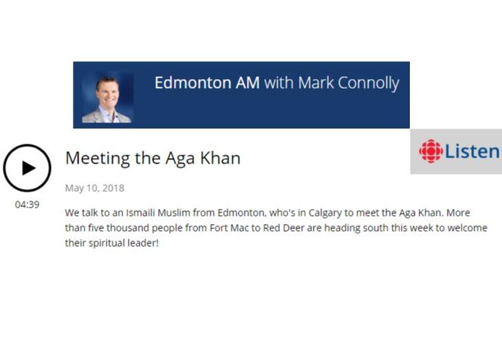 Edmonton AM with Mark Connolly: Meeting the Aga Khan