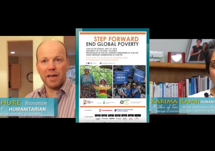 Story of Karima, Paul and UVic: Taking action locally, to make a global impact | Aga Khan Foundation's Partnership Walk