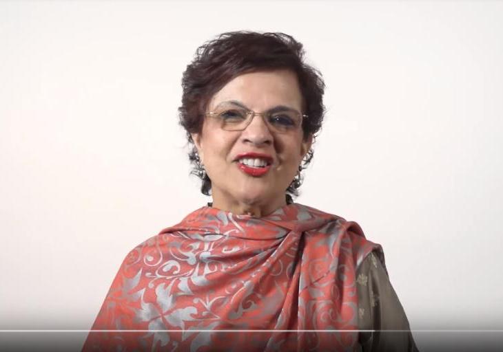 Senator Mobina Jaffer congratulates His Highness the Aga Khan