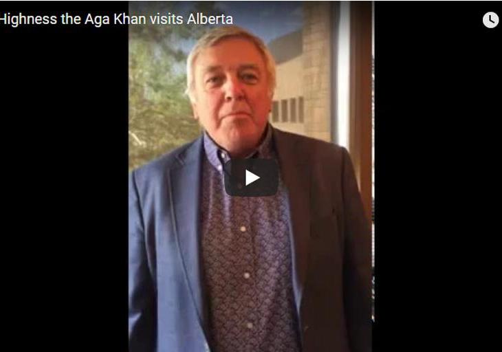 Mayor of the City of Lethbridge, Chris Spearman sends Diamond Jubilee greetings to His Highness the Aga Khan and the Ismaili Community