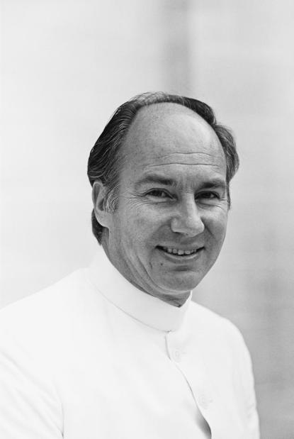 Portrait of His Highness the Aga Khan, Imam (spiritual leader) of the Shia Imami Ismaili Muslims and founder and chairman of the Aga Khan Development Network (AKDN), 1982. - Photo credit: AKDN / Christopher Little