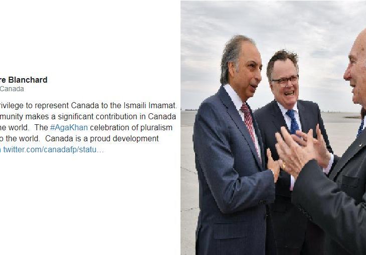 Marc-Andre Blanchard: Canada’s Representative to the Ismaili Imamat