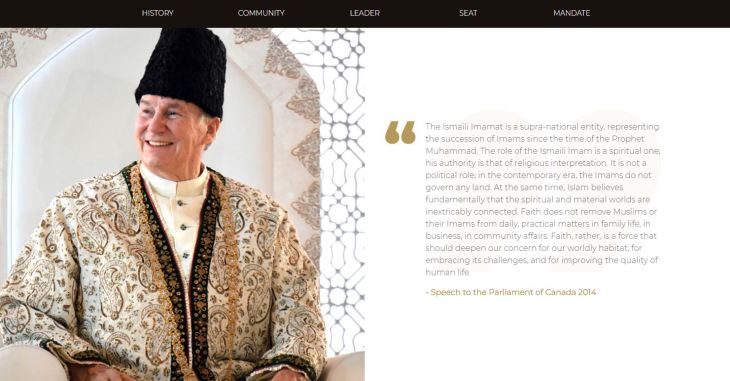 Ismaili Imamat launches a new, permanent presence on the Internet