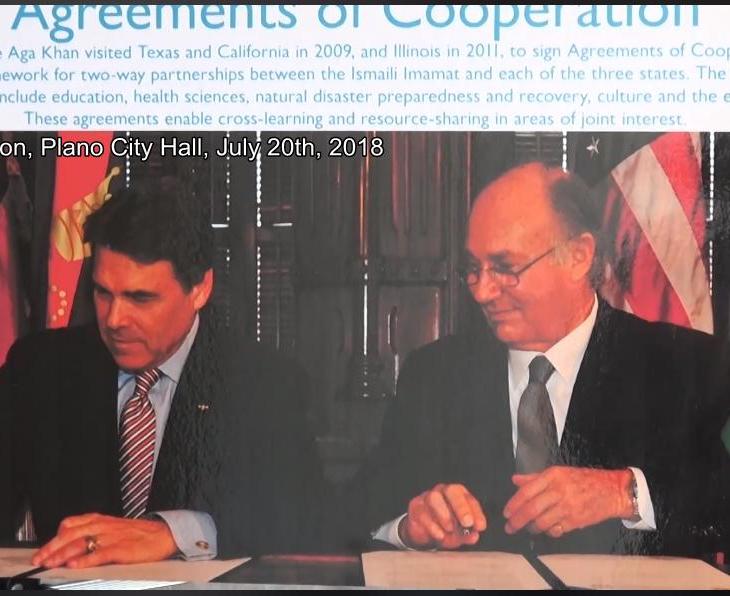 Aga Khan Development Network and Ismaili Muslim Community's 'Ethics in Action' Exhibition at Plano City Hall, Texas