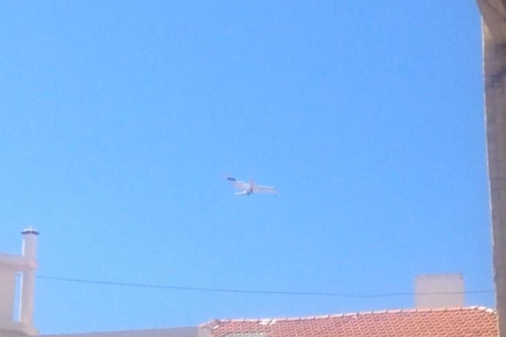 Mowla's plane sighted descending in Lisbon