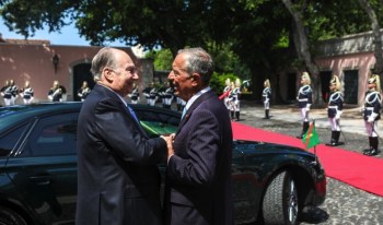 Portuguese Heads of State and Government offer His Highness the Aga Khan a State Welcome