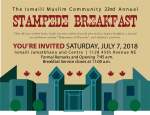 Ismaili Muslim Community to Host 22nd Annual Stampede Breakfast 2018 in Calgary