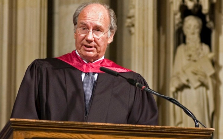 His Highness the Aga Khan delivering the Columbia University School of International and Public Affairs’ Commencement Address, at the Riverside Church, New York. AKDN / Zahur Ramji