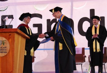 AKDN Diplomatic Representative in Afghanistan Honored by American University of Afghanistan