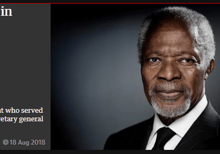 Kofi Annan - in pictures | The Guardian