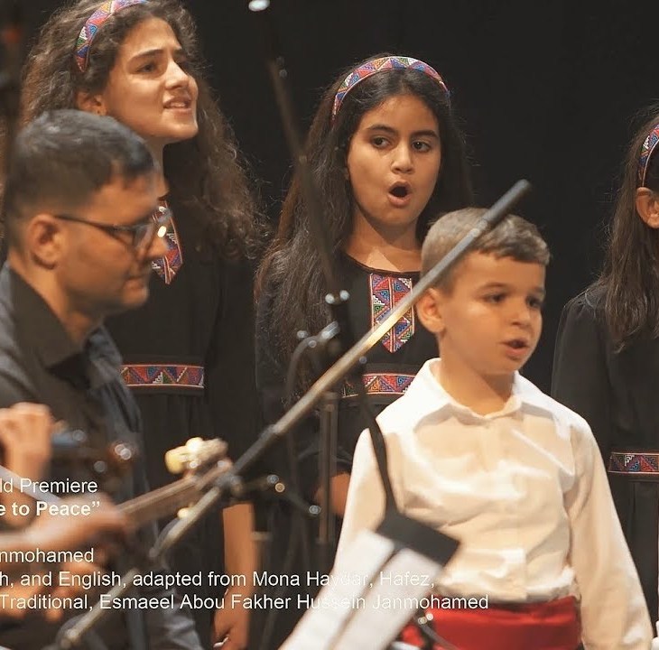 Nai Syrian Children's Choir Premiere Hussein Janmohamed‘s Rise Children, Rise to Peace