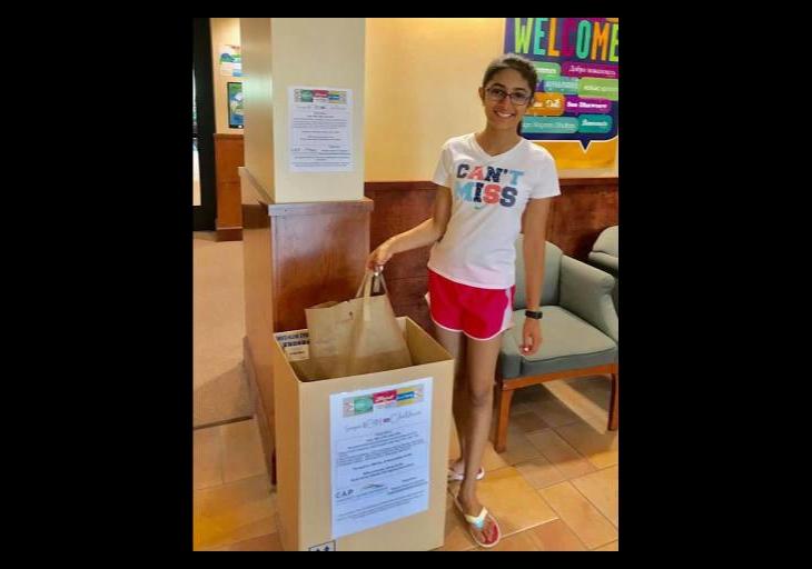 Prior Lake girl collects 1,312 pounds of food in drive