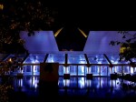 Aga Khan Museum in Toronto lit up for Lapis Ball