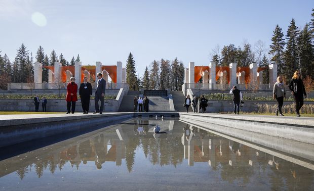 Aga Khan oversees official launch of Alberta garden | Globe & Mail
