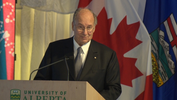 CTV Report: Aga Khan visits namesake U of A garden