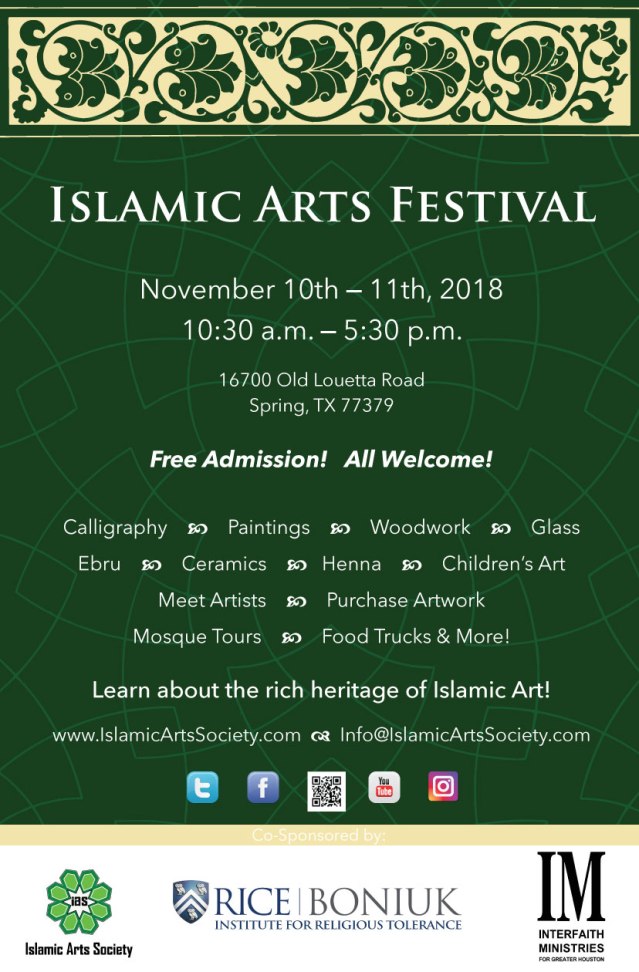 2018 Islamic Arts Festival Flyer (1)