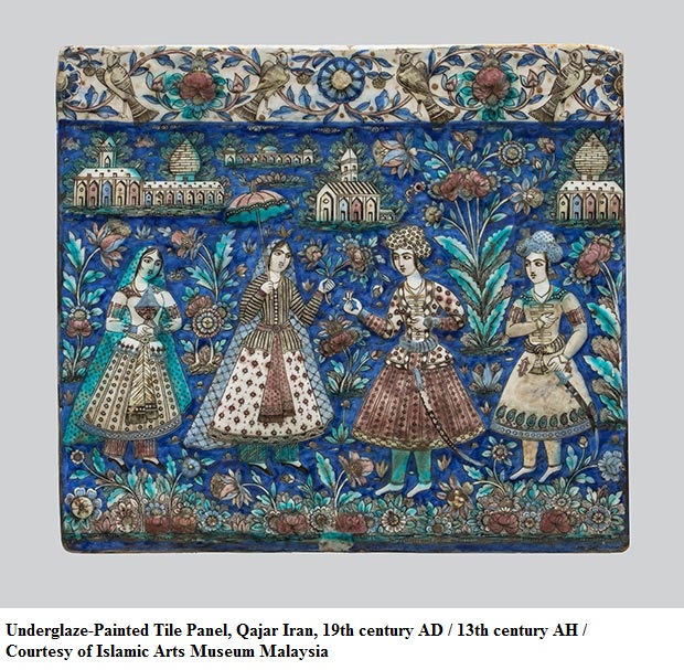 Underglaze-Painted_Tile_Panel_Qajar_Iran-19th_century_AD