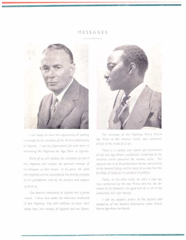 Souvenir of Entrhronement of Mawlana Hazar Imam Uganda Oct 25 1957_Page_05
