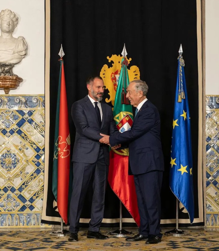 His Highness Prince Rahim Aga Khan V meets President of Portugal His Excellency Marcelo Rebelo de Sousa