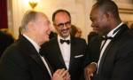 New York, USA. May 2017: Francis Kéré in conversation with His Highness Prince Karim Aga Khan IV and Farrokh Derakhshani at the Architectural League New York event honouring His Highness with its Gold Medal. Image credit: Kéré Architecture / AKDN