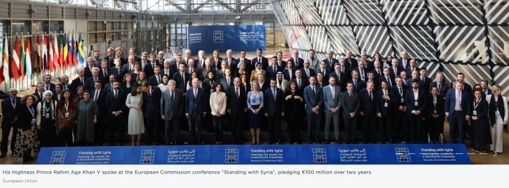 Standing with Syria: His Highness the Aga Khan’s €100 Million Pledge for Recovery and Resilience