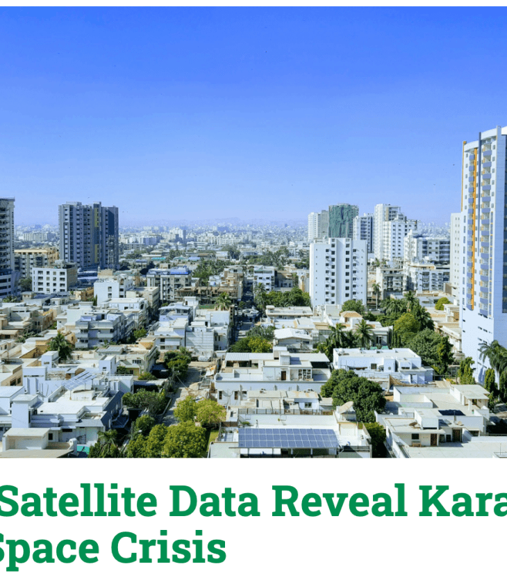 Karachi's Green Space Crisis: A Call to Action by Aga Khan University and New York University's Centre for Health Data Science
